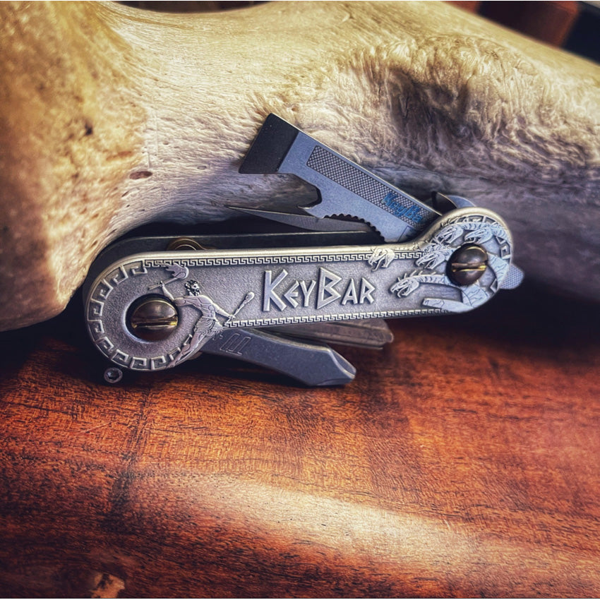 KeyBar Alum Engraved Olympian - KBR266