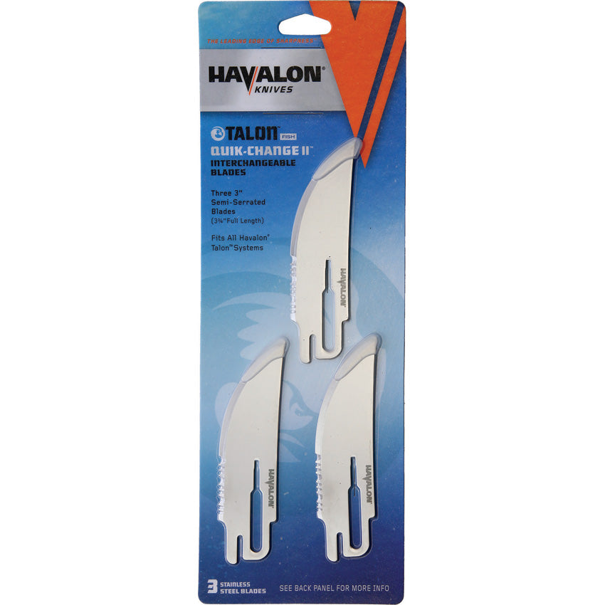 Talon Fish Serrated Blade Pack - HVXT3F