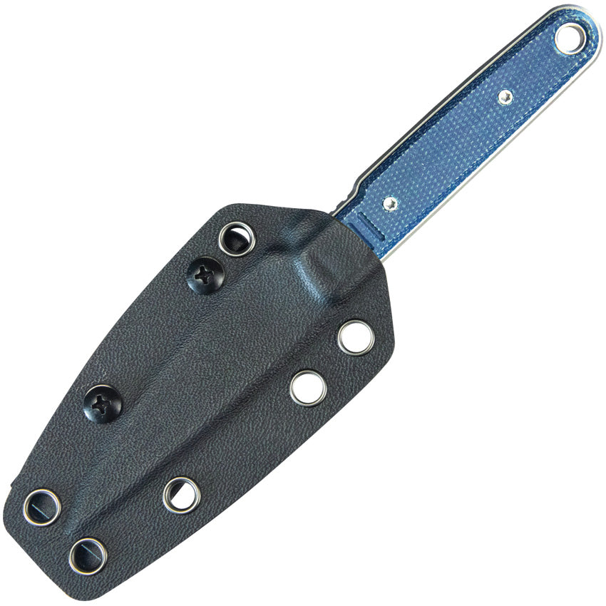 JL Fixed Blade Blue Micarta - KUB356B