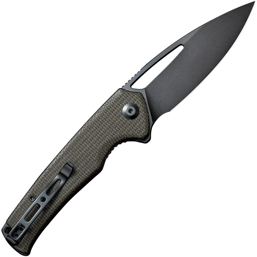 Mims Linerlock Green Micarta - S210133