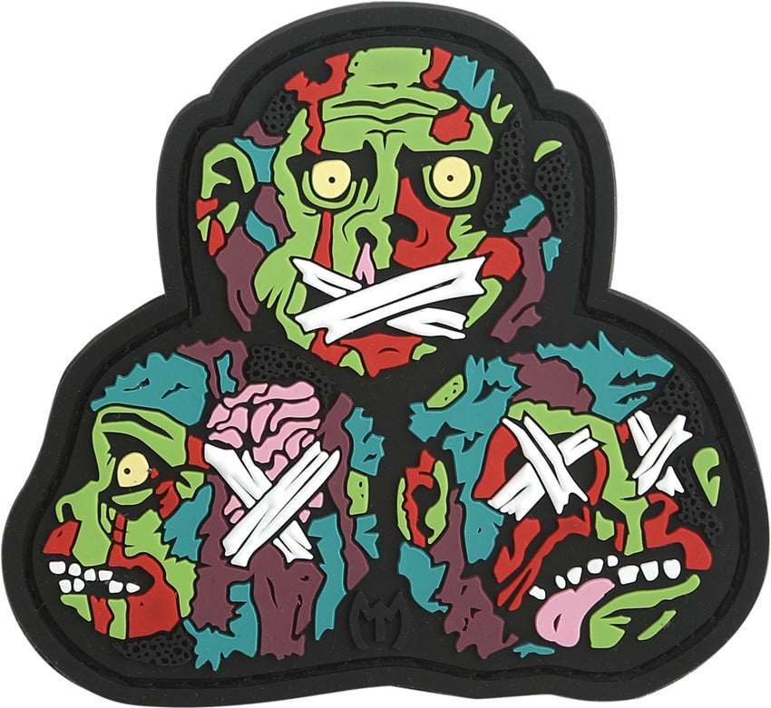 3 Wise Monkeys Patch Color - MXMONOC