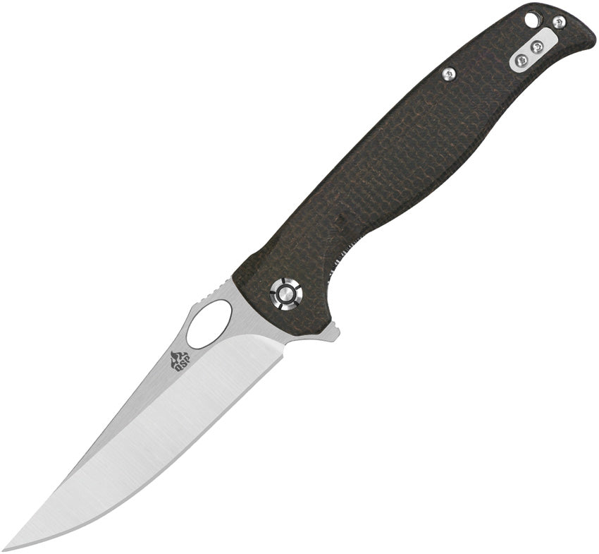 Gavial Linerlock Brown Micarta - QS126D1