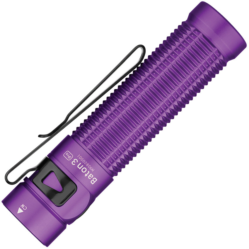 Baton 3 Pro Flashlight Purple - OLTBATON3PRPCW