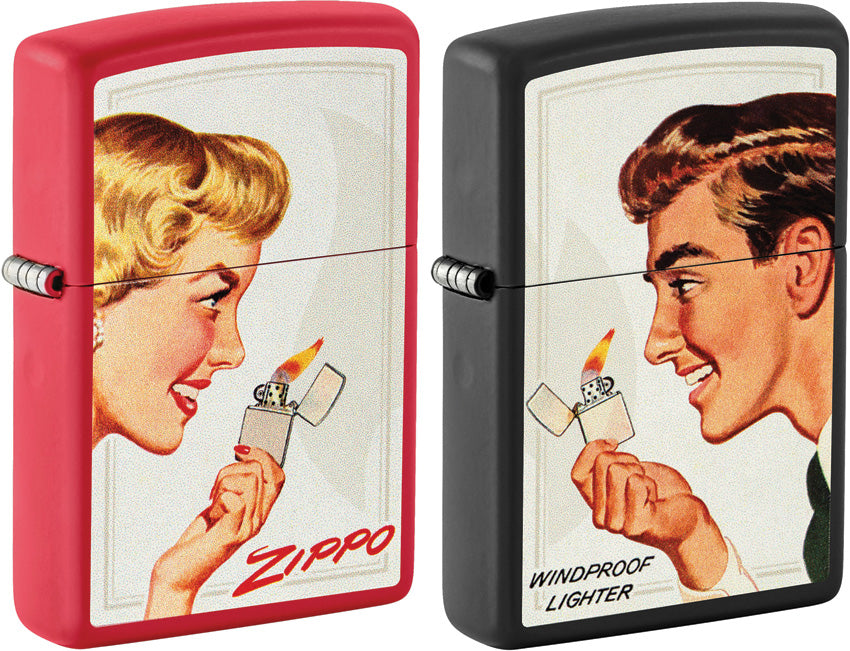 Vintage Ad Lighter Set - ZO59478