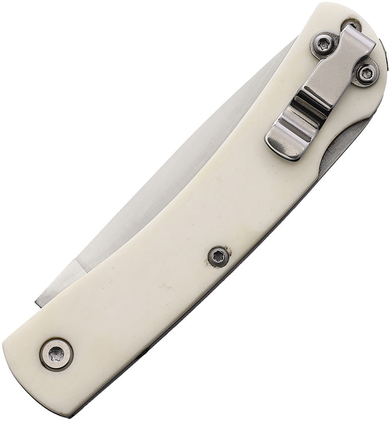 Small Lockback White Bone - BCWSB37L