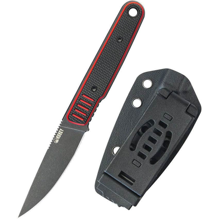 JL Fixed Blade Black/Red - KUB356A
