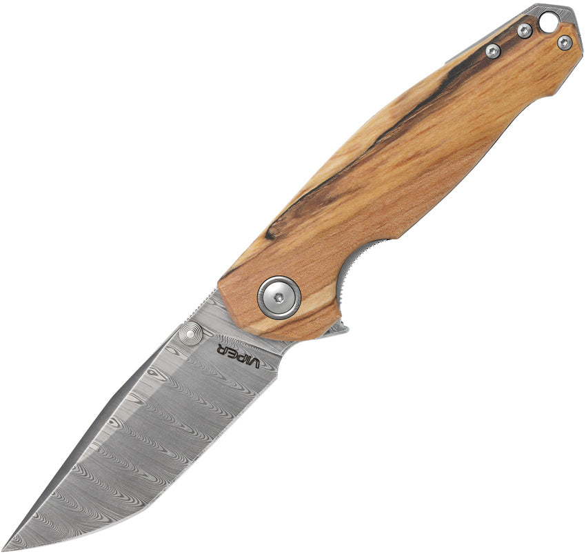 Katla Linerlock Damascus Popl - VA5985PI