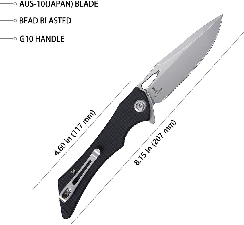 Raven Linerlock Black - KUB245D