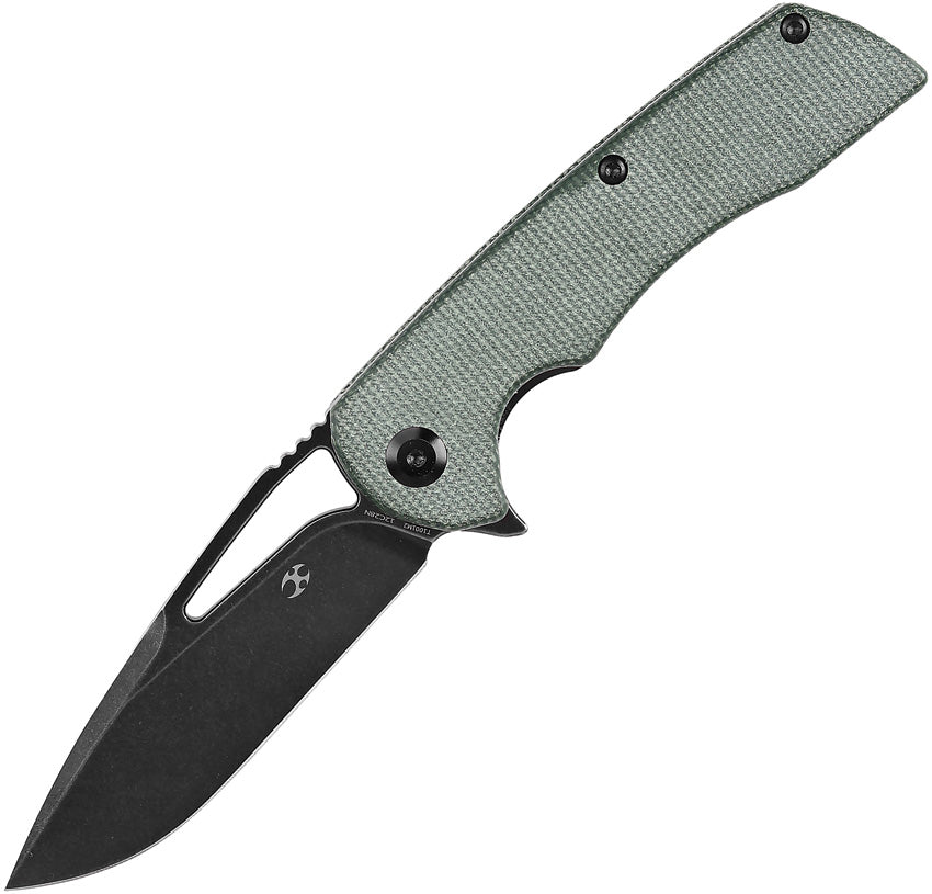 Kryo Framelock Green Micarta - KT1001M2