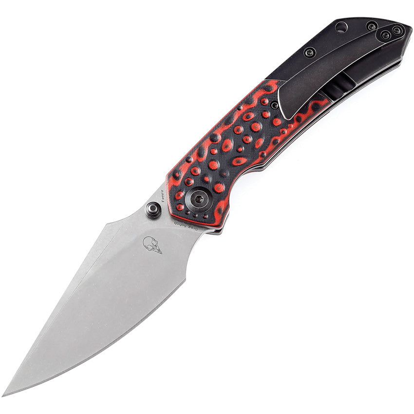 Fenrir Framelock Red Left - K1034L2