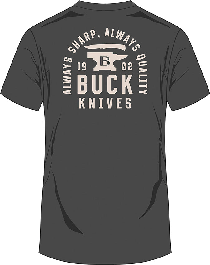 Stacked Badge T-Shirt Gray XL - BU14293