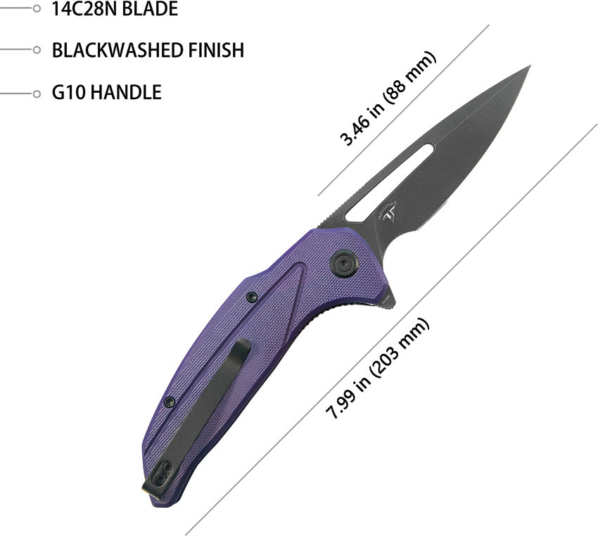 Nautilus Linerlock Purple - KUB372A
