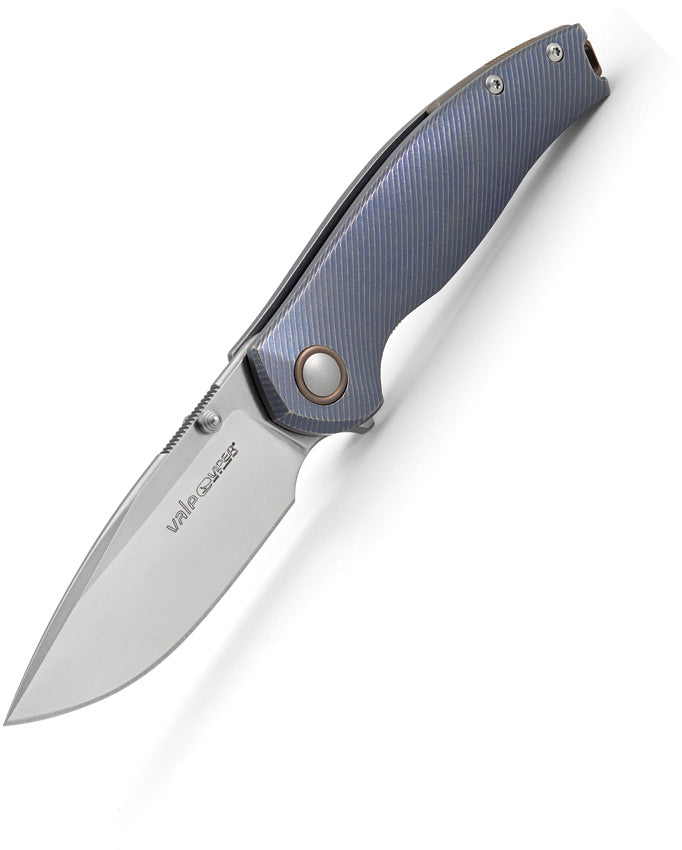 Vale Linerlock Blue Ti - V6004TIBL