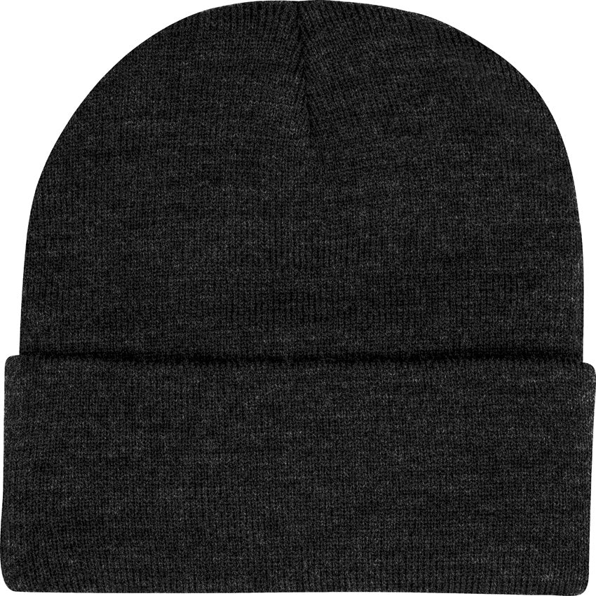 Gray Beanie With Patch - KSBEANIE