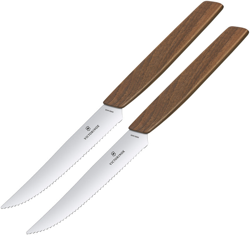 Steak Knife Set 2pc Walnut - VN6900012WG