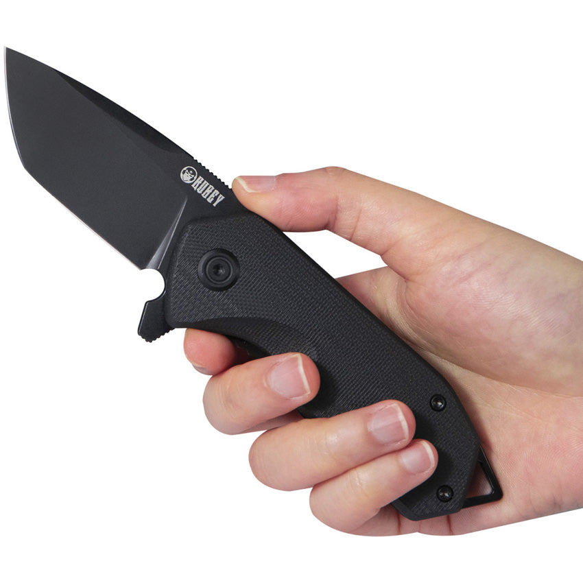 EDC Linerlock Black G10 - KUB203J