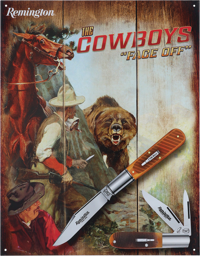 Cowboy Tin Sign - RESG9514