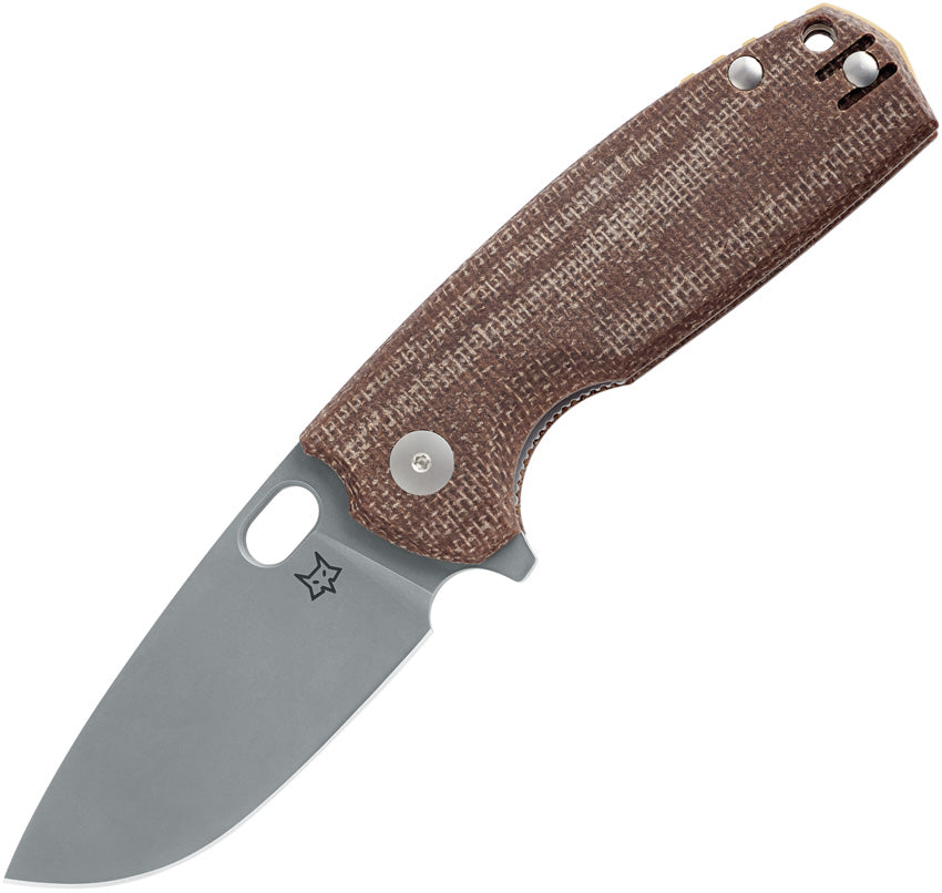 Core Linerlock Brown Micarta - FOX604MBR