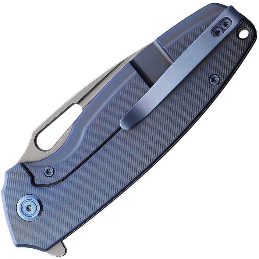 Tityus Framelock Blue Ti - KUB360D