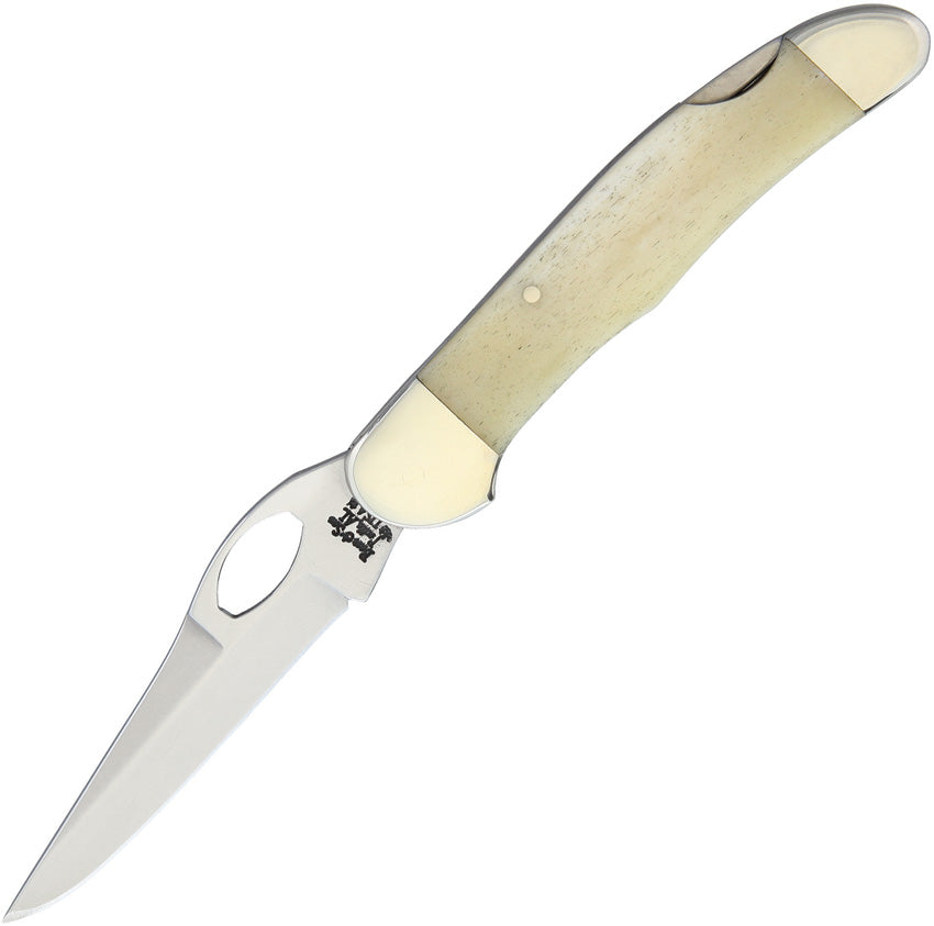 Lockback White Smooth Bone - BCWSB149L