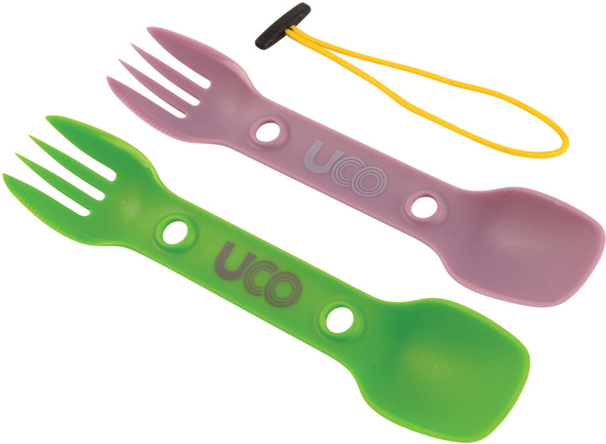 Eco Utility Spork Grn/Lav - UCO00049