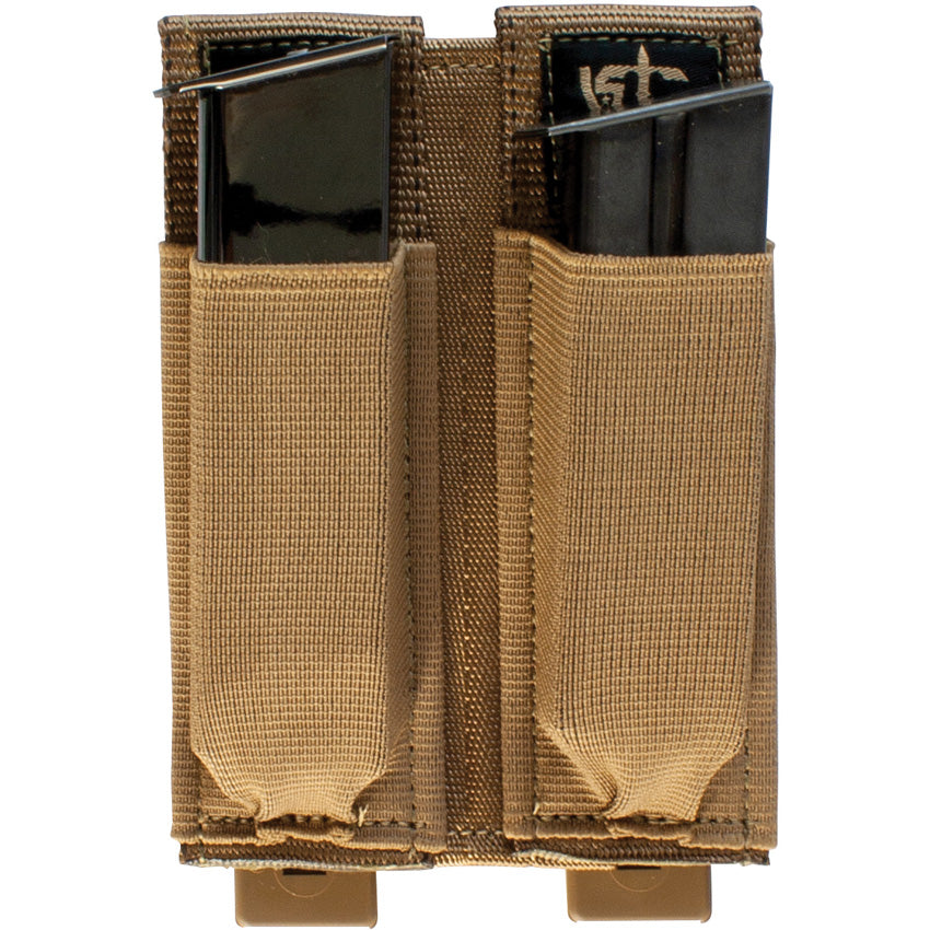 Double Pistol Mag Pouch Coy - USTMOL01702