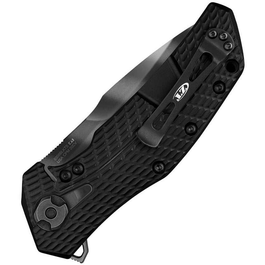 KVT Framelock Striped - ZT0308BLKTS