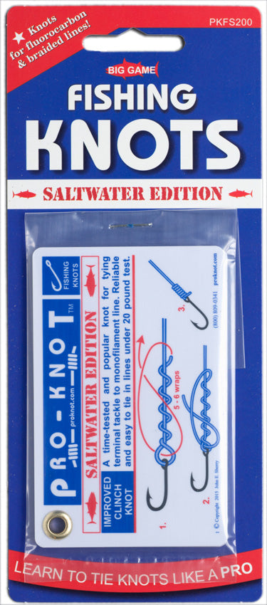 Saltwater Fishing Knot Cards - PKFS200