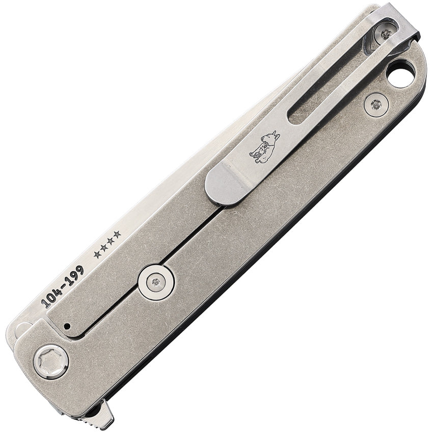 M-48 Framelock Tumbled - MD212STQ43TM