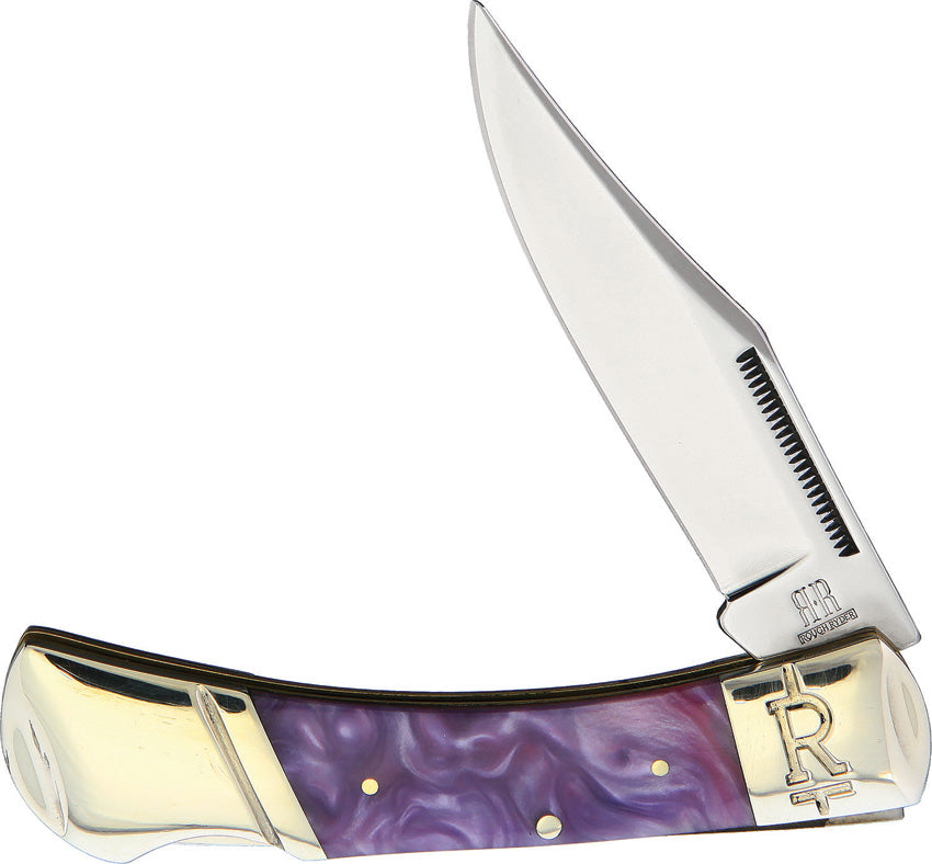 Purple Swirl Lockback - RR2149