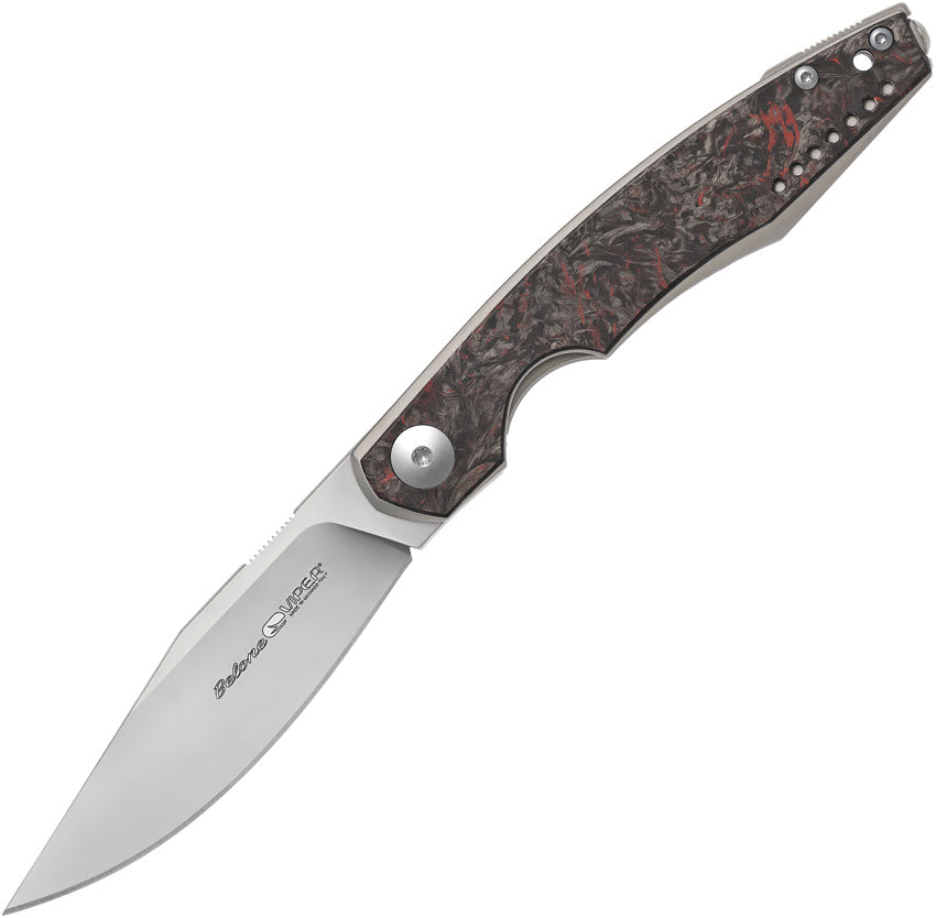 Belone Linerlock Red CF - V5970TIFCR