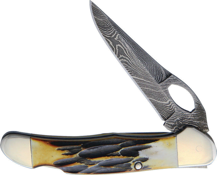Lockback India Stag Bone - BC5149LD