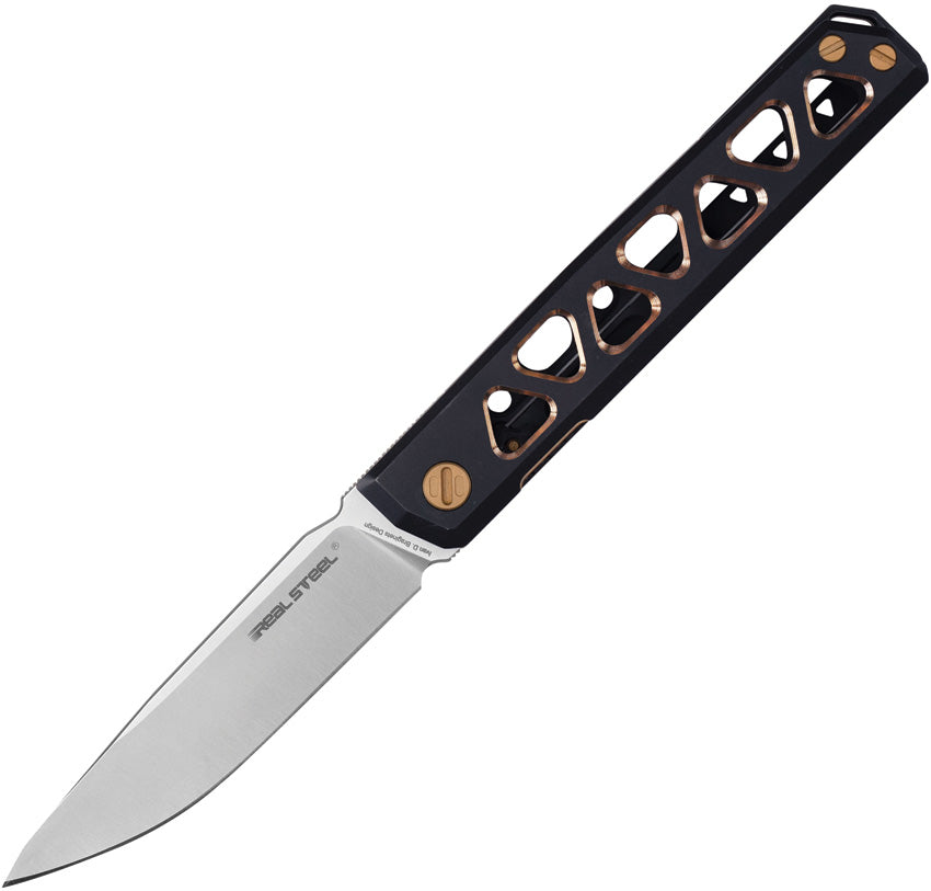Burns Framelock Black/Gold - RS7661G