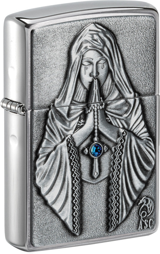 Praying Woman Emblem - ZO71283