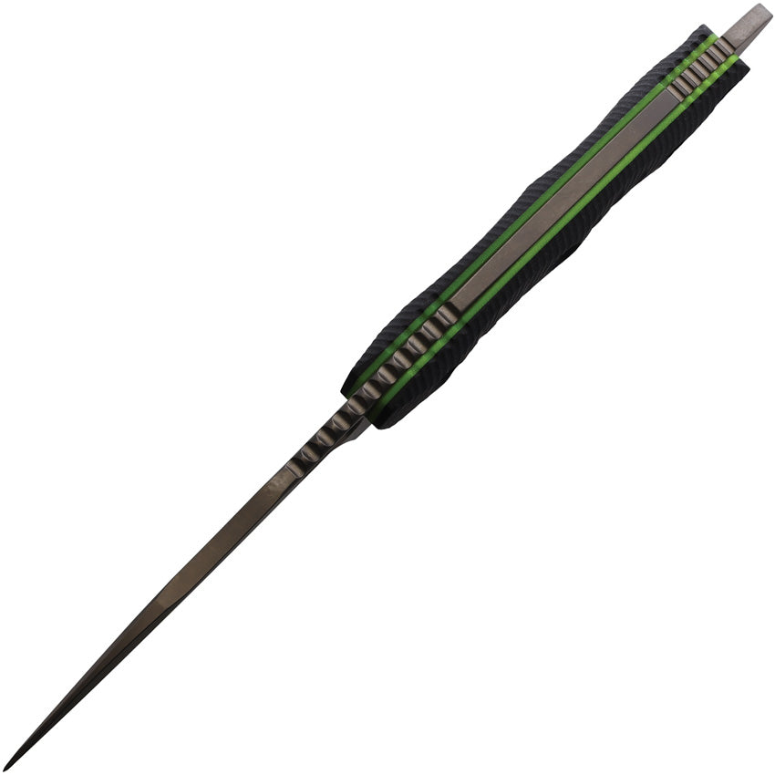Cacula Fixed Blade Blk/Grn - FOB058