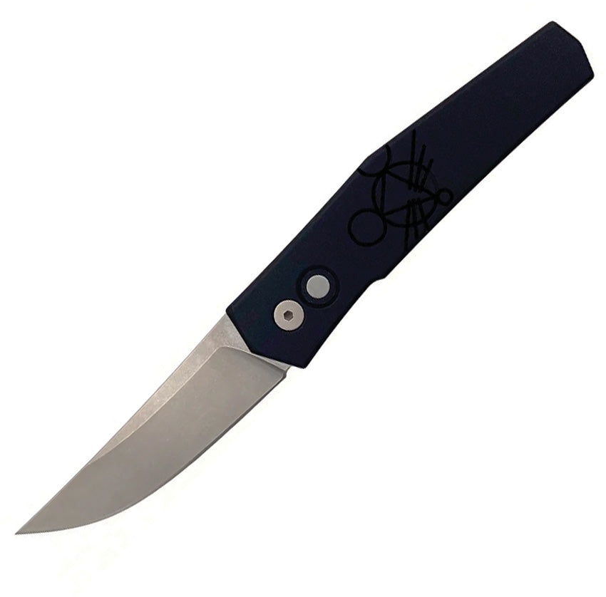 Auto ACE Elmer Button Lock Blk - GM13044