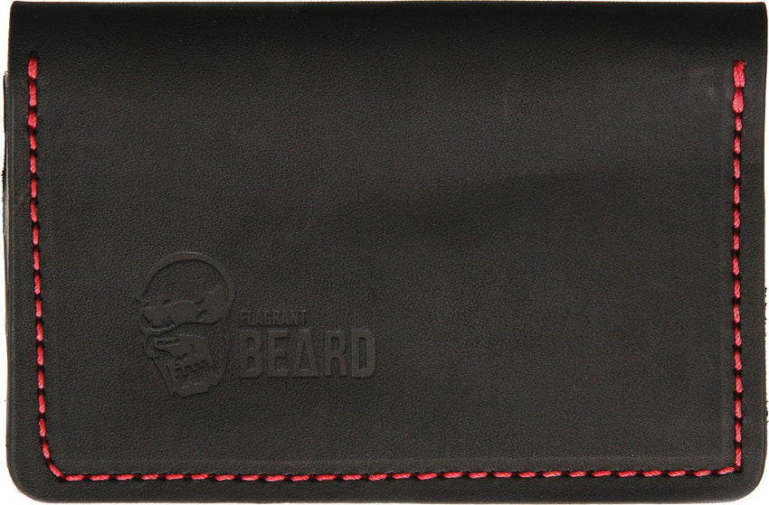 Wallet Black Red Stitched - FB3602BK