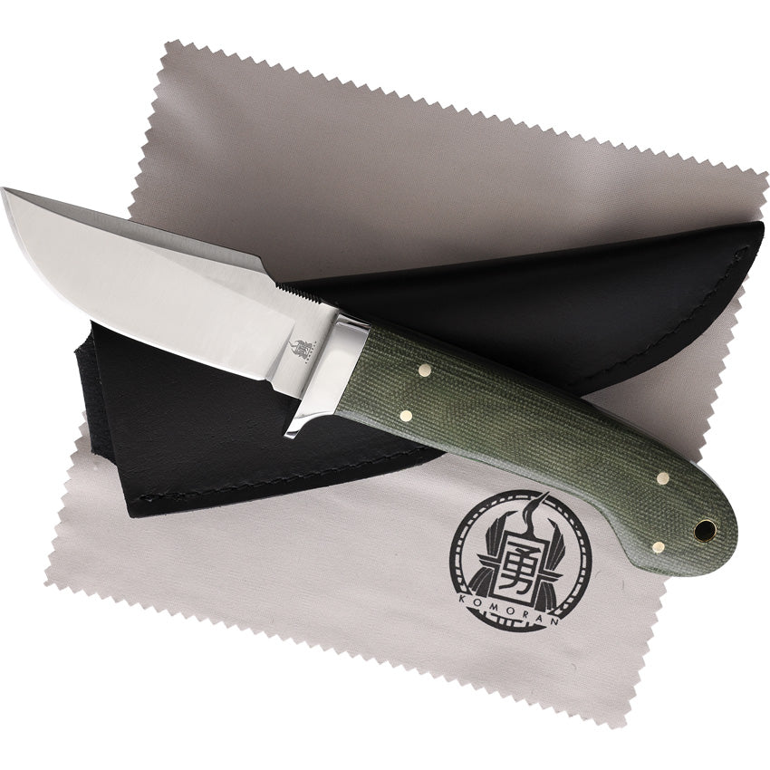 Fixed Blade Green Micarta - KO026