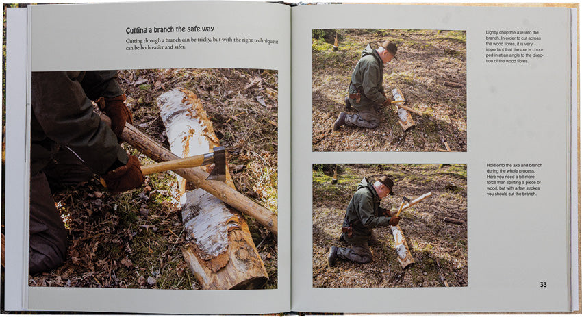 Lars Falt Using An Axe Book - CI601121