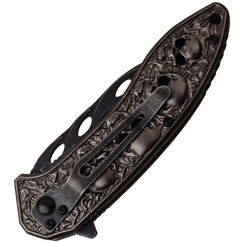 Skull Linerlock A/O - DSA055SW