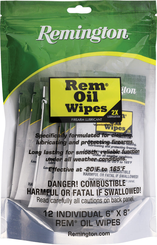 Rem-Oil Wipes (12 Count) - R18411