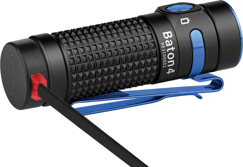 Baton 4 Flashlight Black - OLTBATON4BK