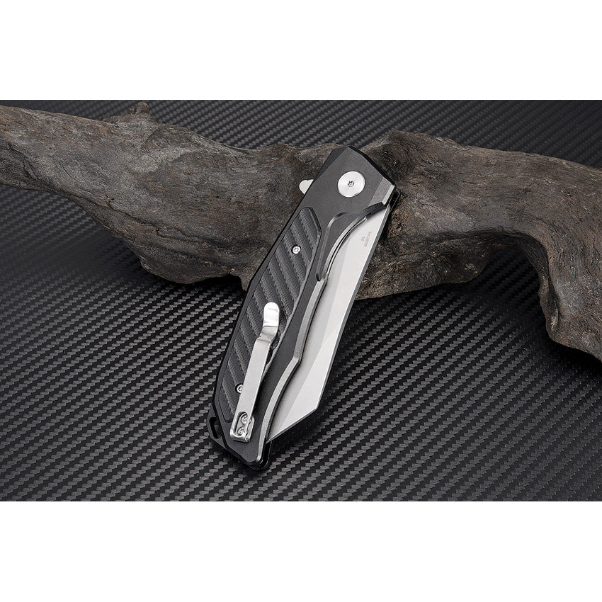 Megahawk Linerlock Black D2 - ATZ1809PBBK