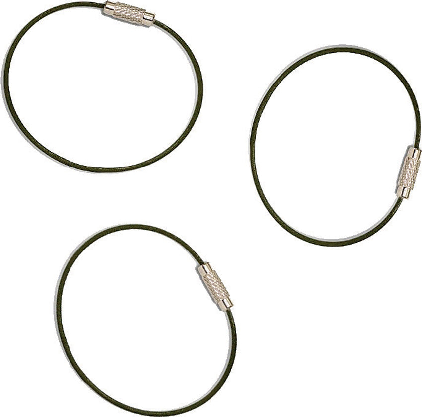 Cable Key Rings 3 Pack - EMCKRC