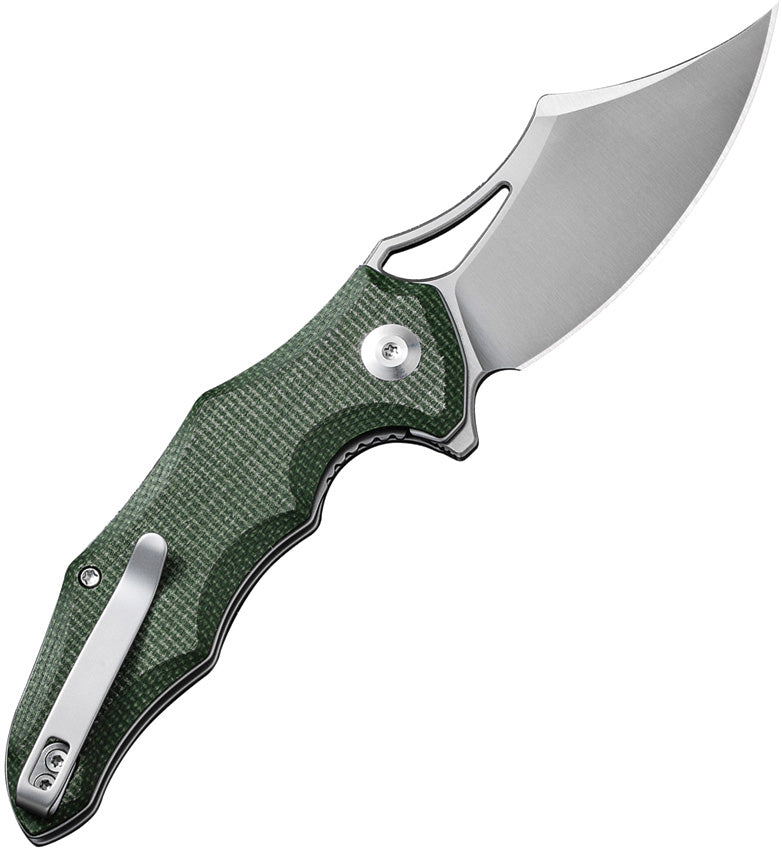 Chiro Linerlock Green micarta - CIVC230462