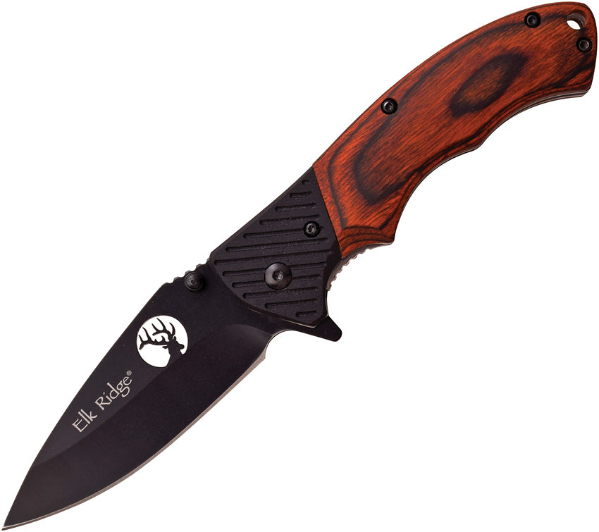 Linerlock Brown Wood - ER566BPW
