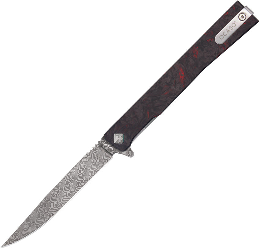 Solstice Framelock Damascus - OCA10IFR