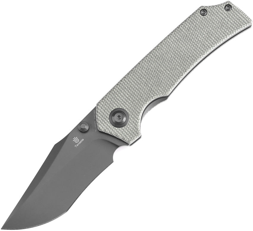 Fermi Linerlock Green Micarta - T1122A4