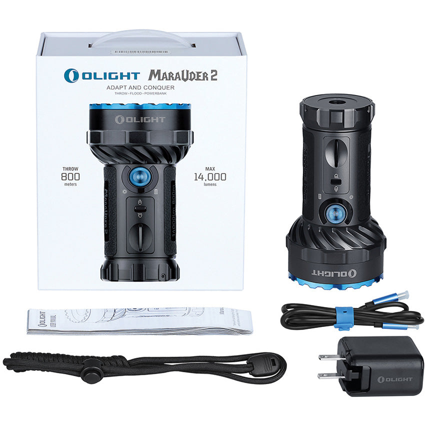 Marauder 2 Flashlight Black - OLTMDR2BK