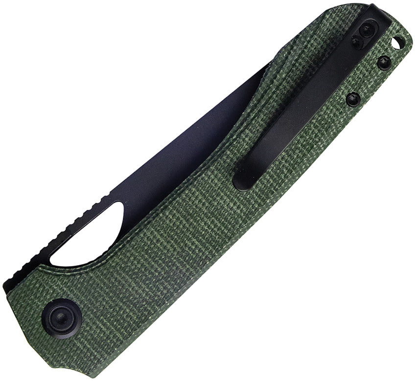 Elang Linerlock Green Micarta - KUB365F